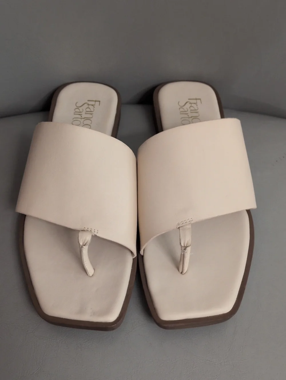 Franco Sarto Beige/Off White Sandals